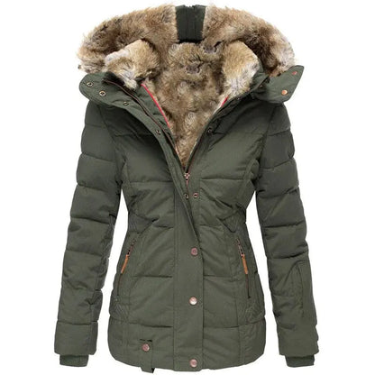 Winter Puffer Jacket with Faux Fur My Shop Saver