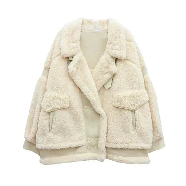 plush fur women's all-match outerwear my shop saver