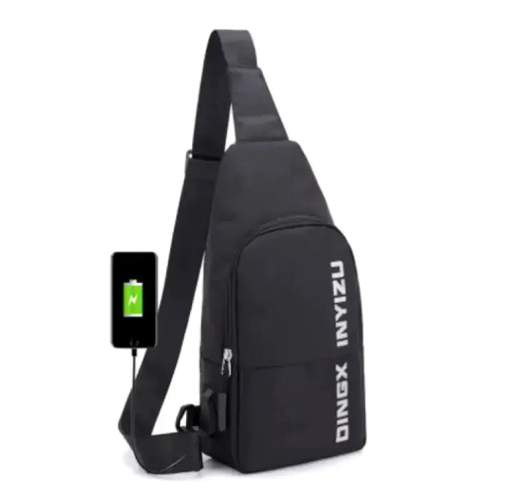 men's casual sports waterproof chest bag my shop saver