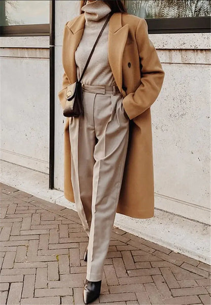 Two-Tone Wool Coat My Shop Saver