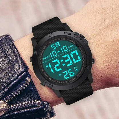 Waterproof Digital Sports Watch Military Tactical LED Backlight Wristwatch Men My Shop Saver