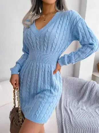 Casual Long Sleeve Bodycon Dress My Shop Saver