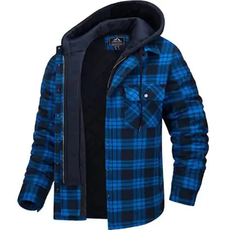 men's thick padded plaid jacket my shop saver