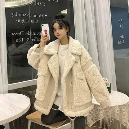 Plush Fur Women's All-Match Outerwear My Shop Saver