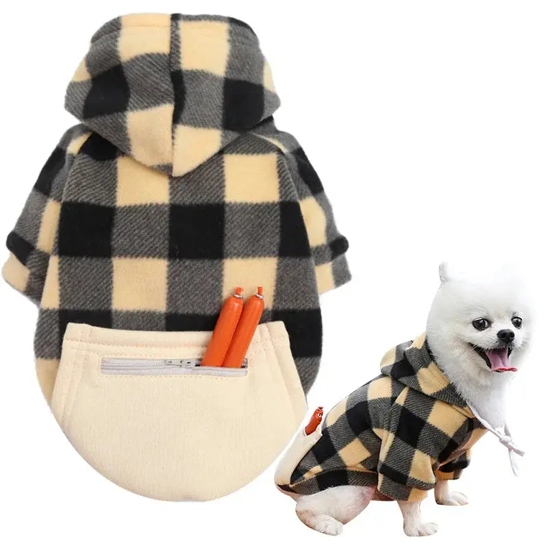 reversible plaid dog winter coat my shop saver