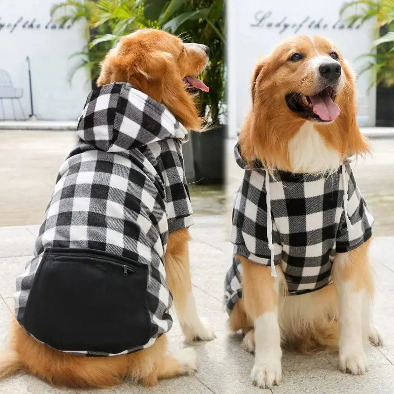 reversible plaid dog winter coat my shop saver