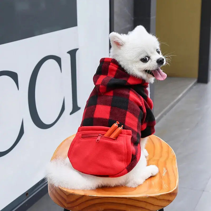 reversible plaid dog winter coat my shop saver