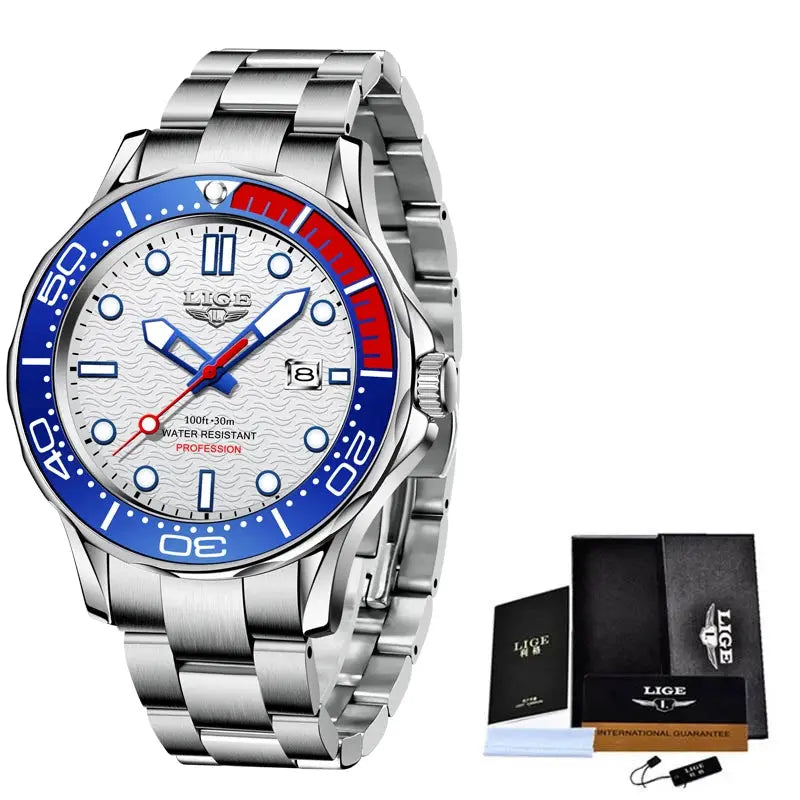 lige luxury dive watch for men my shop saver