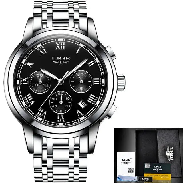 lige men's sport quartz watch my shop saver