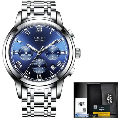 LIGE Men's Sport Quartz Watch My Shop Saver