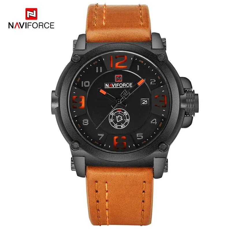 naviforce men's luxury quartz sports watch my shop saver