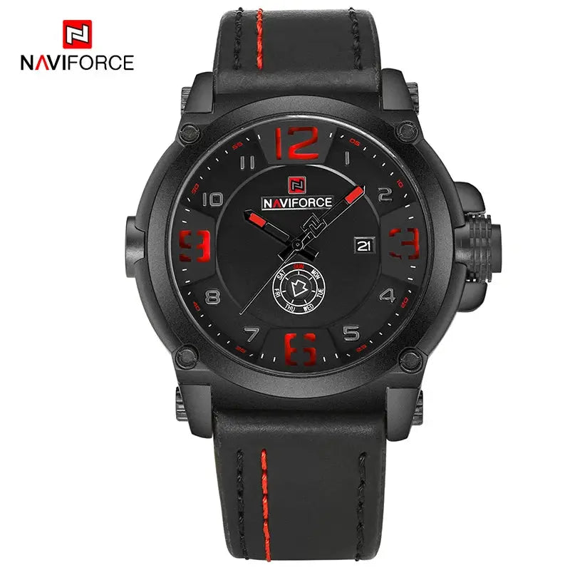 naviforce men's luxury quartz sports watch my shop saver