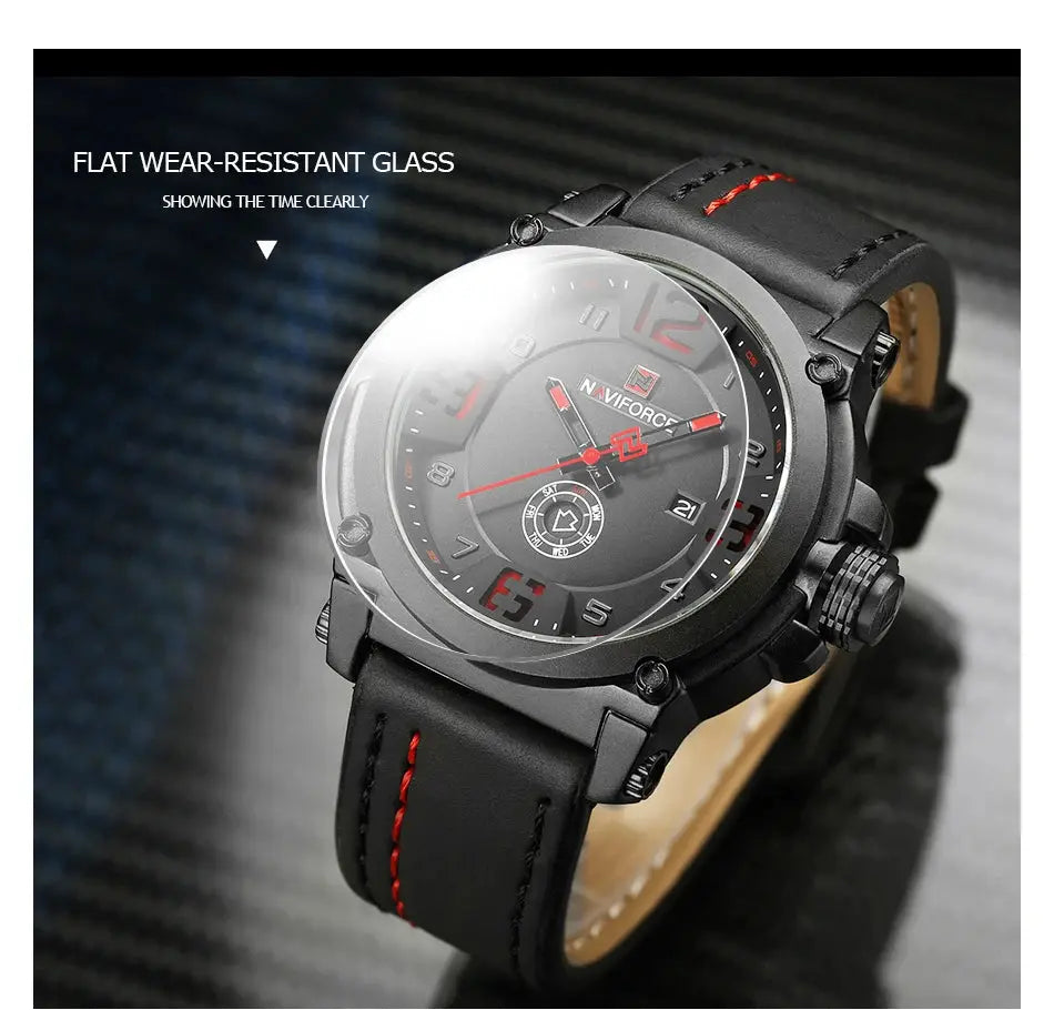 naviforce men's luxury quartz sports watch my shop saver