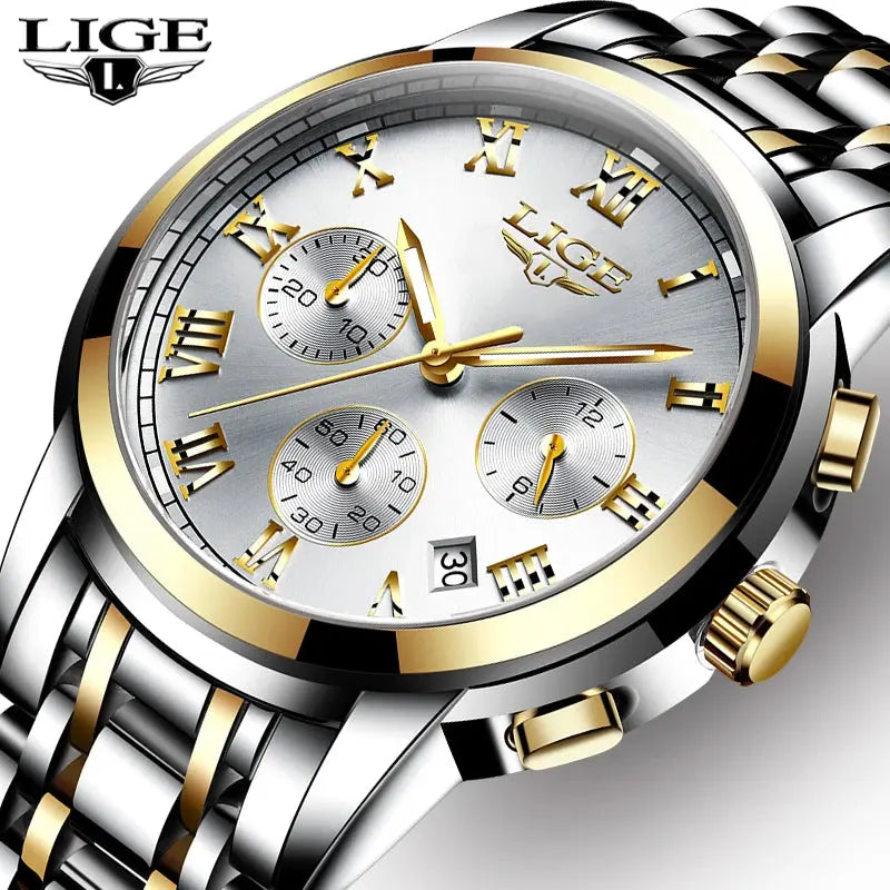 lige men's sport quartz watch my shop saver