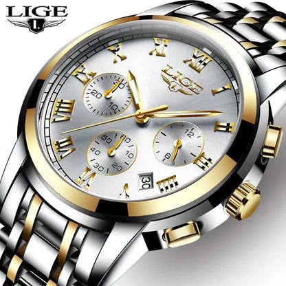 LIGE Men's Sport Quartz Watch My Shop Saver