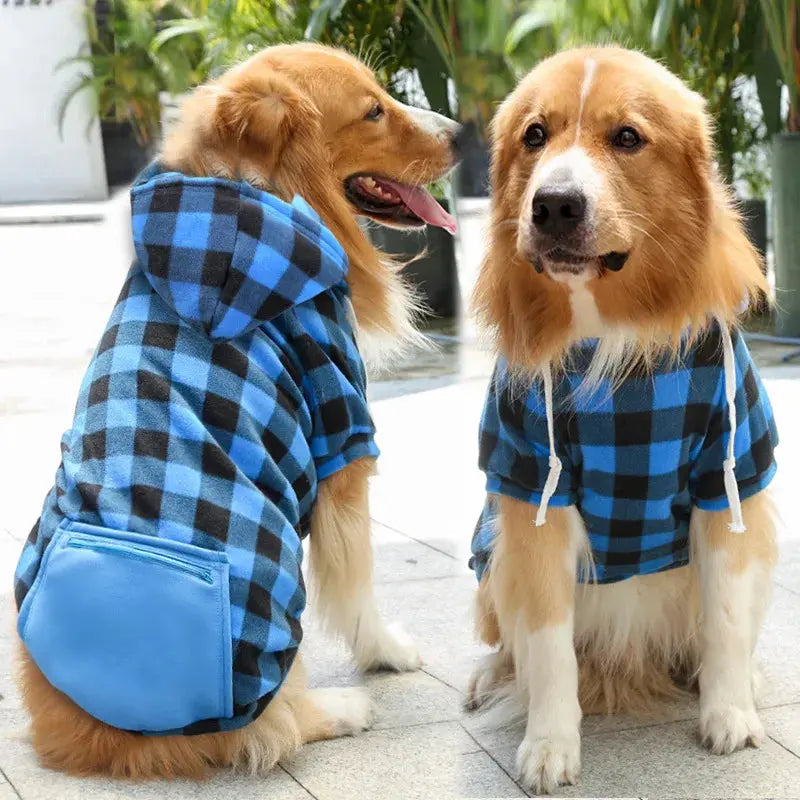 reversible plaid dog winter coat my shop saver