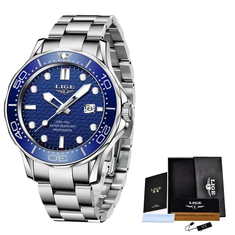 lige luxury dive watch for men my shop saver