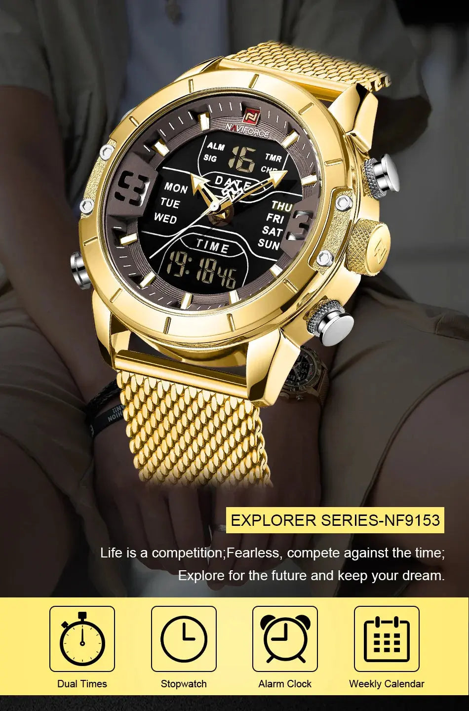 naviforce luxury quartz sports watch my shop saver