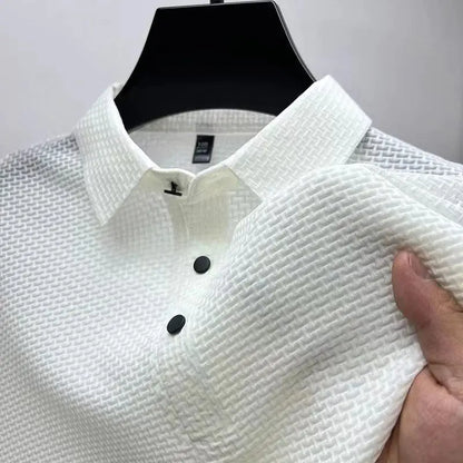 Men's Ice Silk Mesh Polo Shirt My Shop Saver