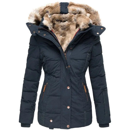 Winter Puffer Jacket with Faux Fur My Shop Saver