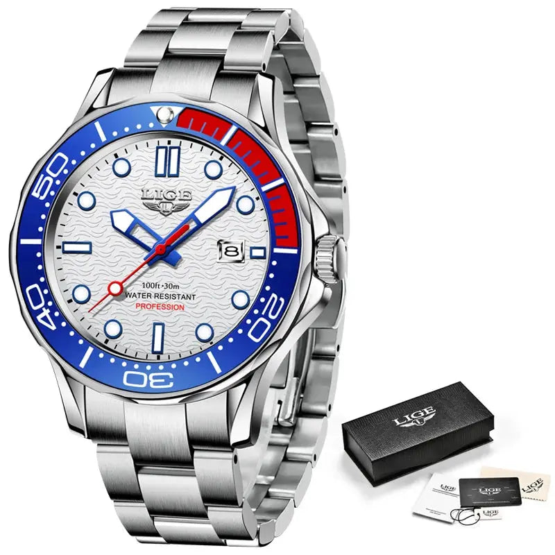 lige luxury dive watch for men my shop saver