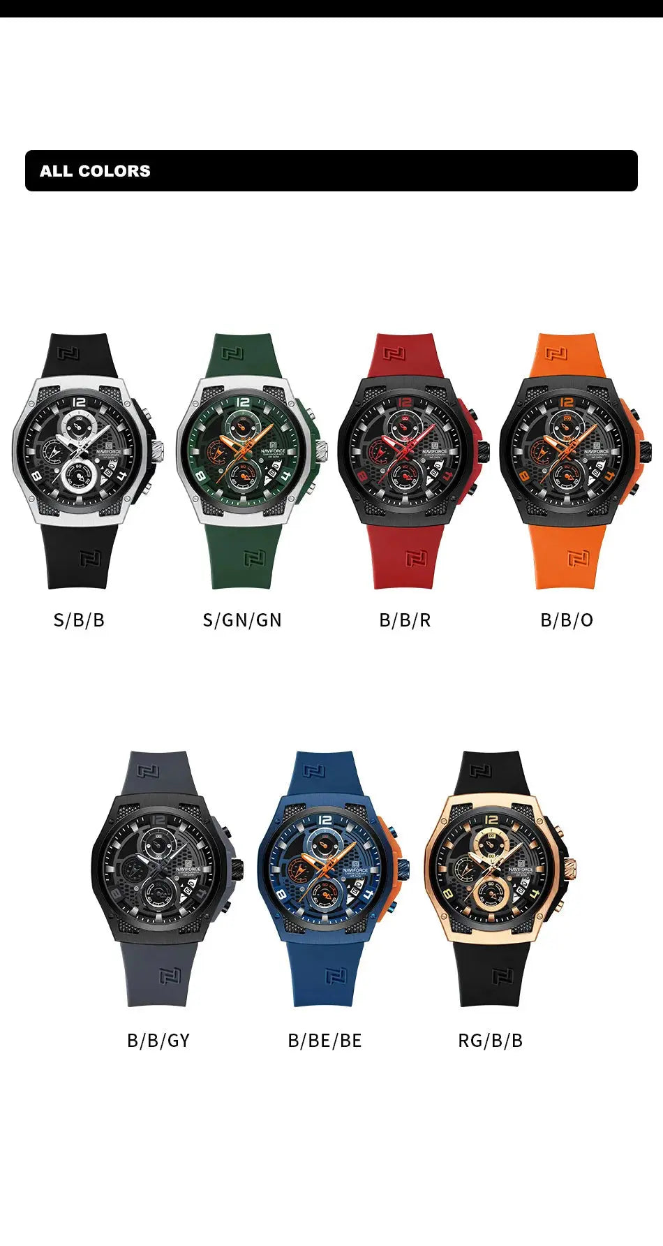 naviforce luxury sports quartz watch my shop saver