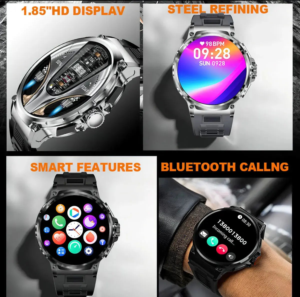 2024 smart watch for huawei & xiaomi my shop saver