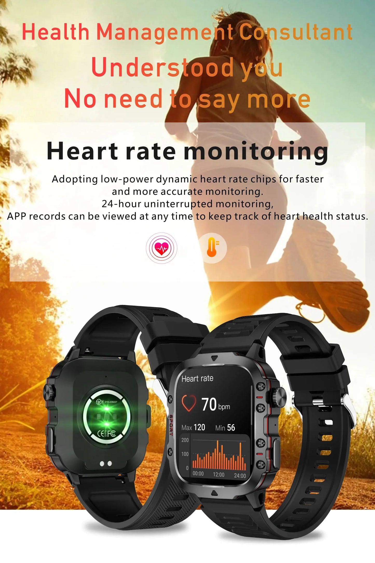 2024 military smart watch - ip68 my shop saver