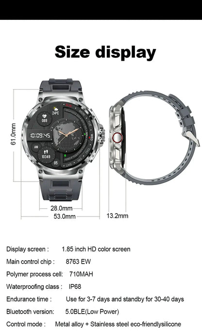 1.85" Ultra HD Smart Watch My Shop Saver