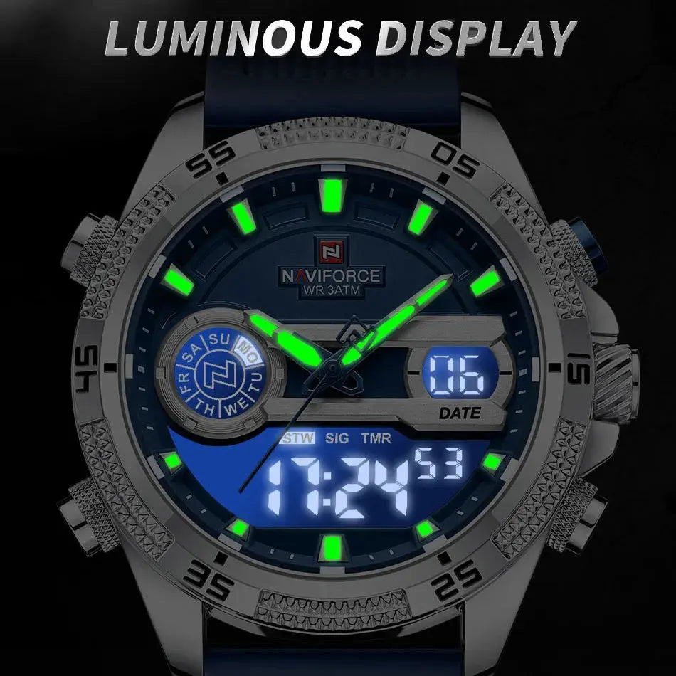 naviforce military sports watch my shop saver