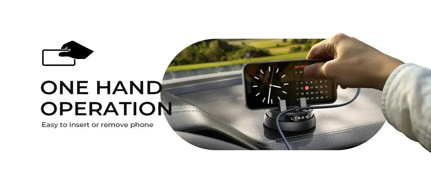 phone holder 360° mount dashboard my shop saver