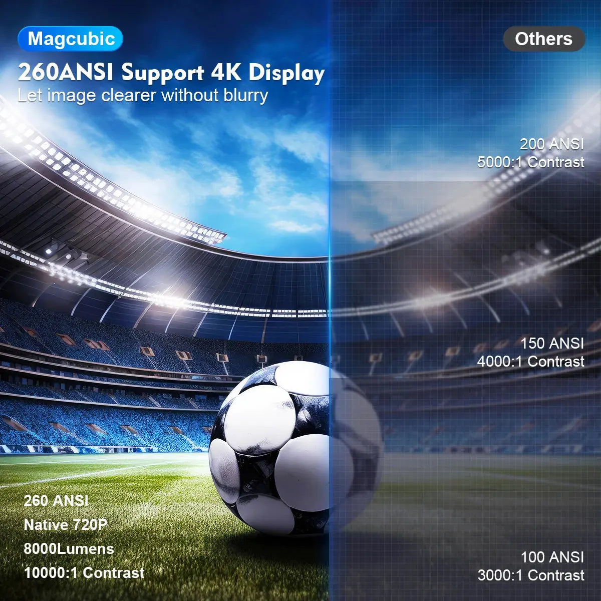 indoor & outdoor 4k projector my shop saver