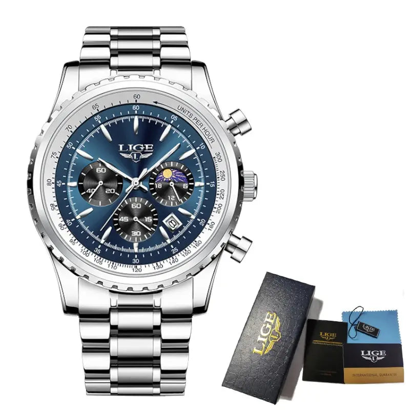 lige men's luxury watch my shop saver