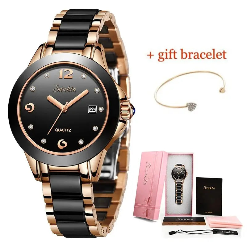 lige women’s fashion ceramic watch my shop saver