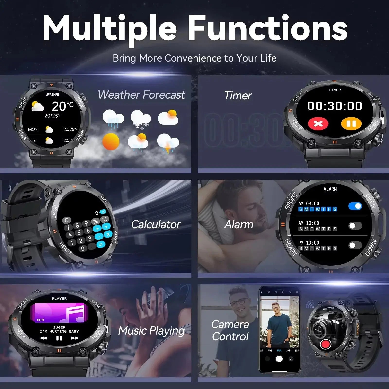 Sports Bluetooth Call Smartwatch My Shop Saver