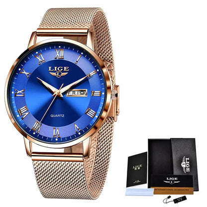 LIGE Women Luxury Watch My Shop Saver