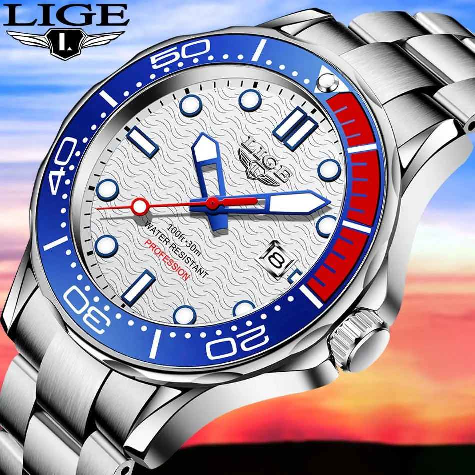 lige luxury dive watch for men my shop saver