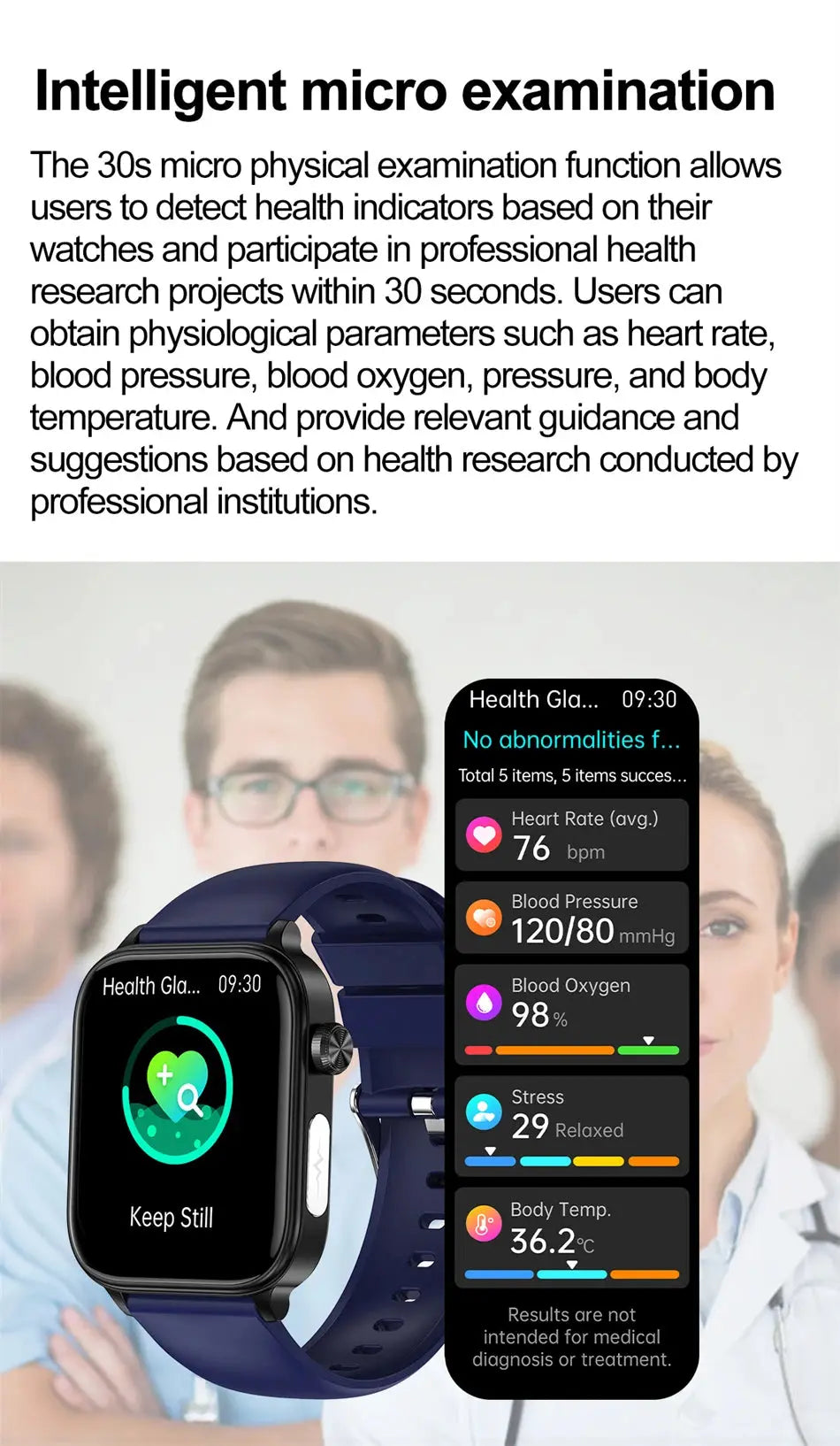 medical grade smart watch - 1.96" my shop saver