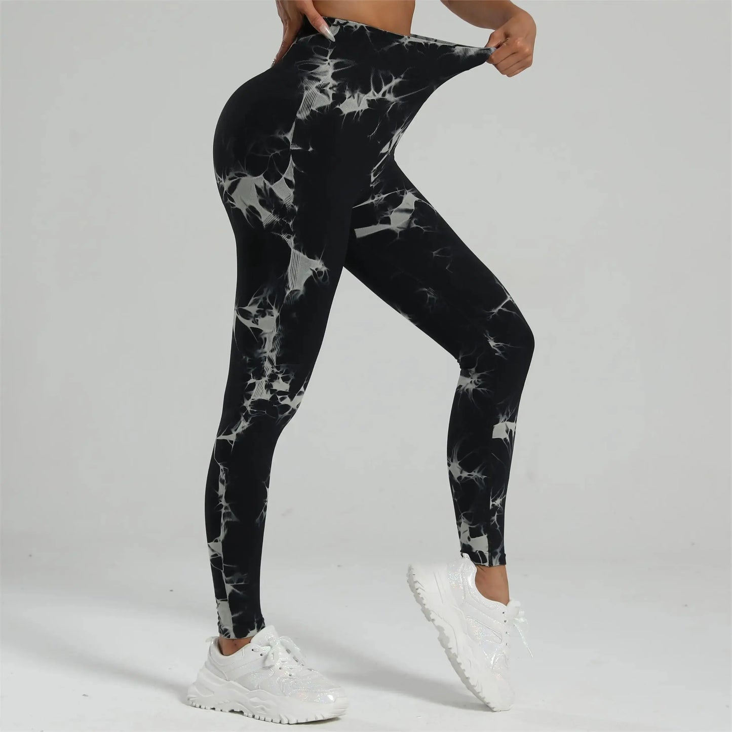 tie-dye high waist gym leggings my shop saver