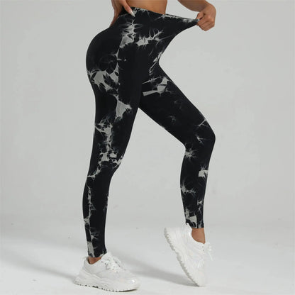 Tie-Dye High Waist Gym Leggings My Shop Saver