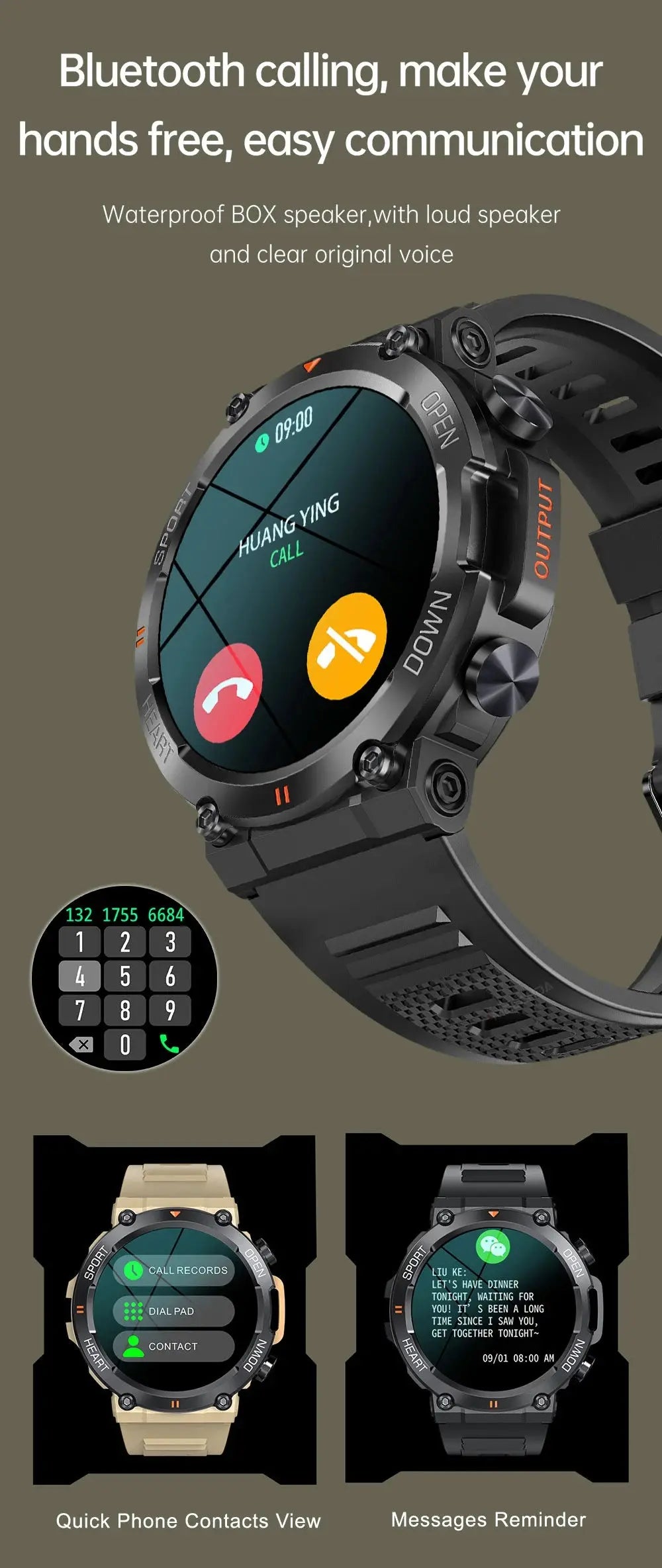 1.39-inch hd bluetooth smartwatch my shop saver