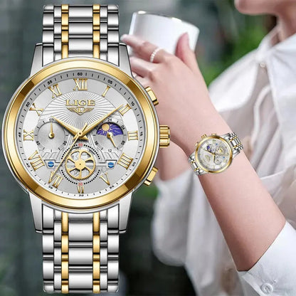 LIGE Luxury Women Watch My Shop Saver