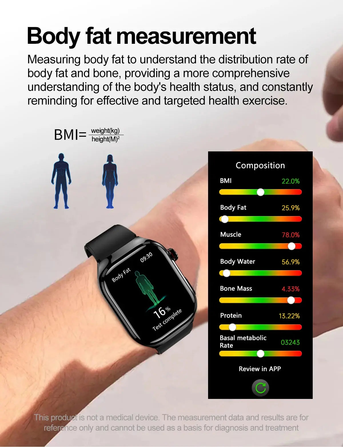 2024 smartwatch: medical grade - 2.04" my shop saver