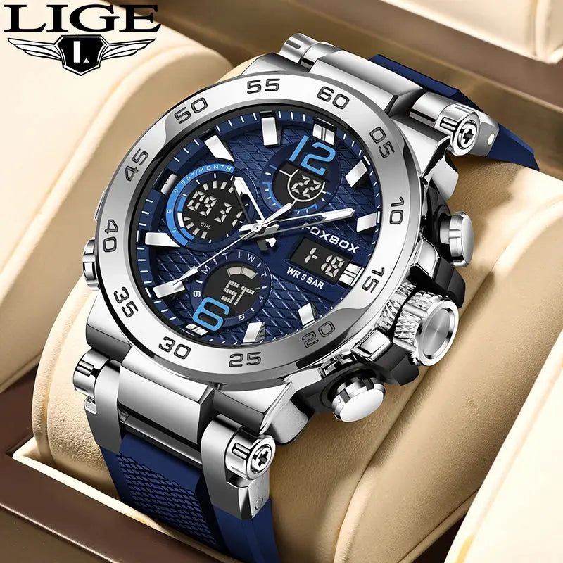 lige analog-digital multi-functional watch my shop saver