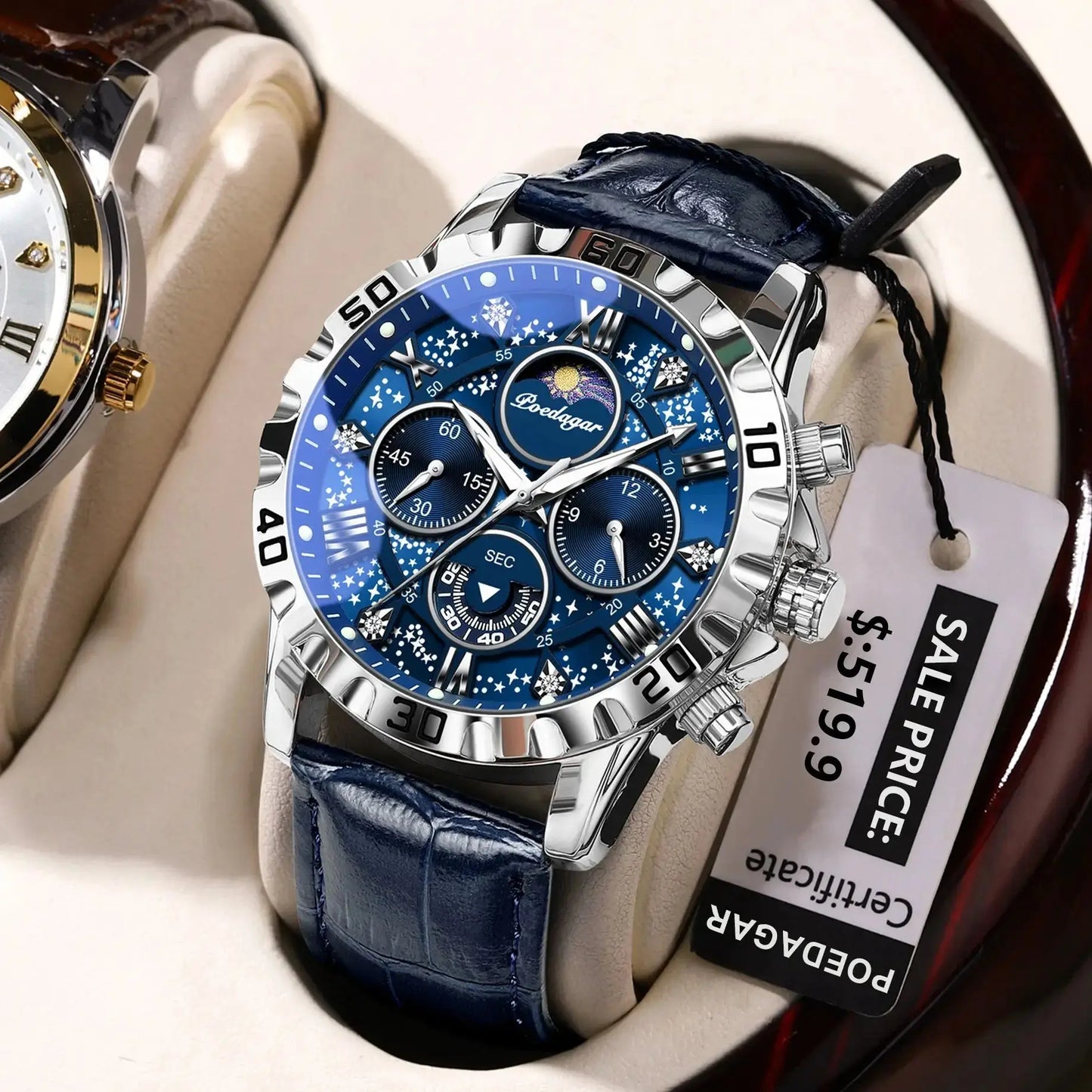 poedagar luxury men's watch my shop saver