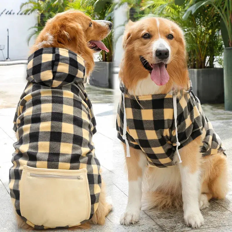 reversible plaid dog winter coat my shop saver