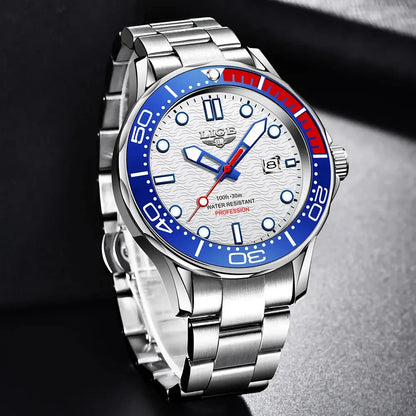 LIGE Luxury Dive Watch For Men My Shop Saver