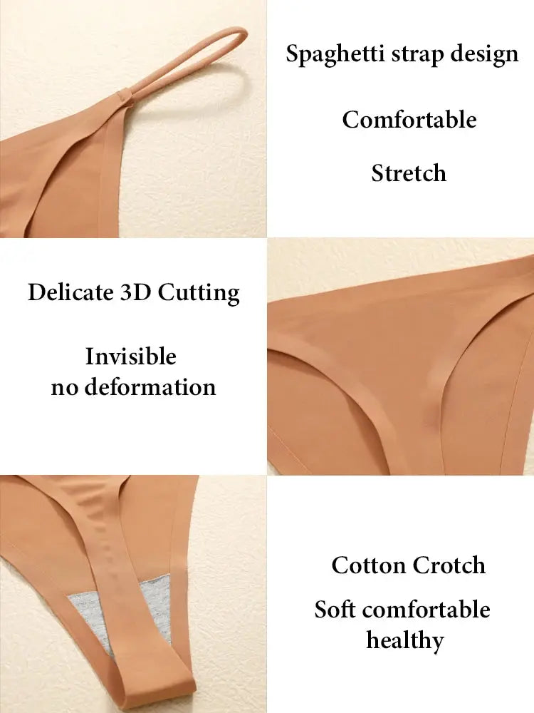 5 pcs seamless silk thongs my shop saver