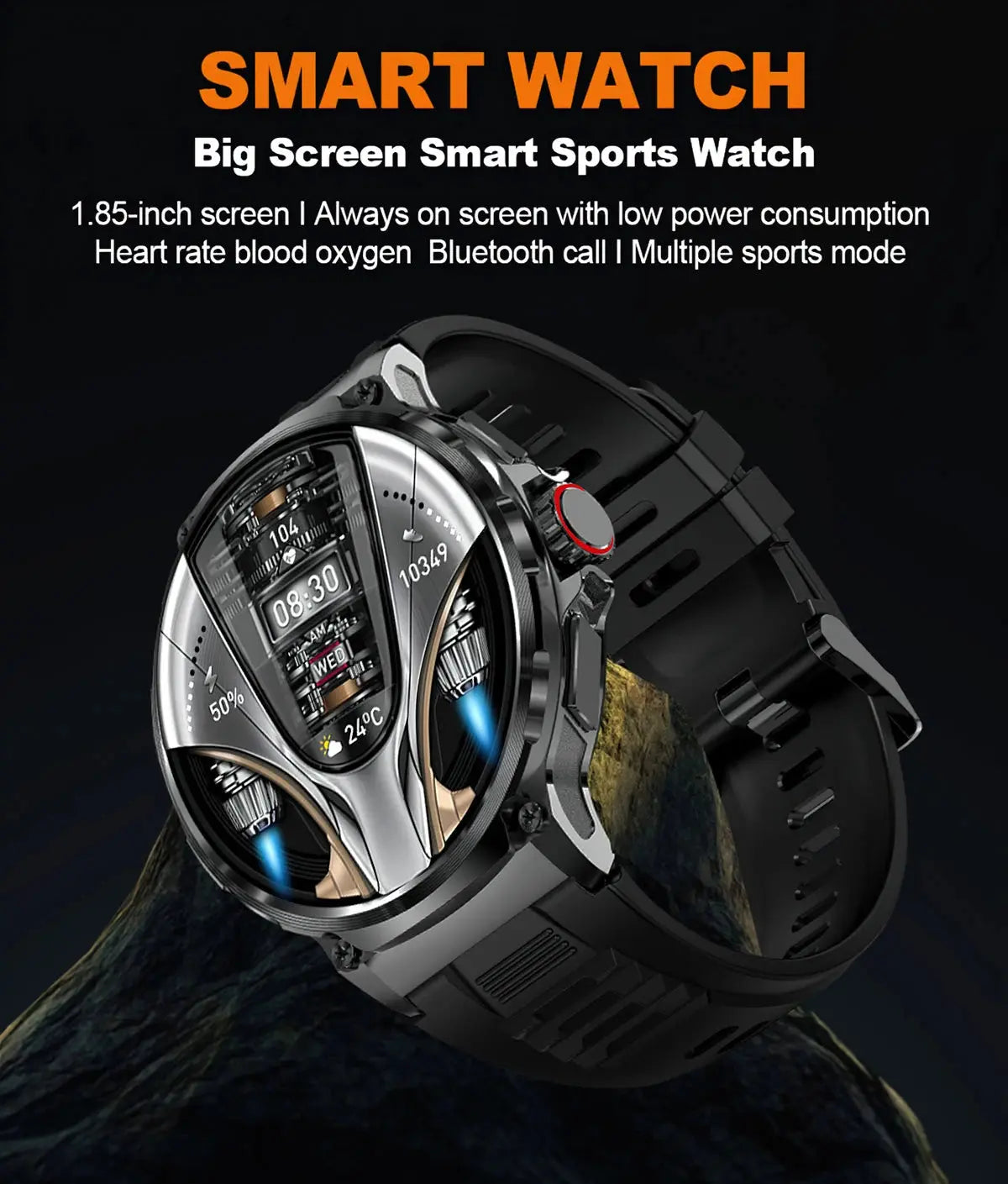 1.85" ultra hd smart watch my shop saver