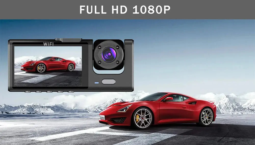 wifi dash camera – 3-way hd car dvr my shop saver